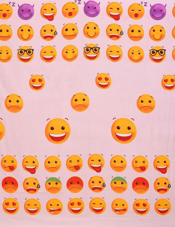 MORADO Premium Glace Cotton Single Bedsheet with 1 Pillow Cover (60x90 Inches)