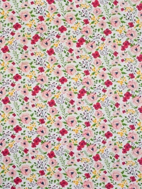 MORADO Premium Glace Cotton Double Bedsheet with 2 King Size Pillow Covers (90x100 Inches)