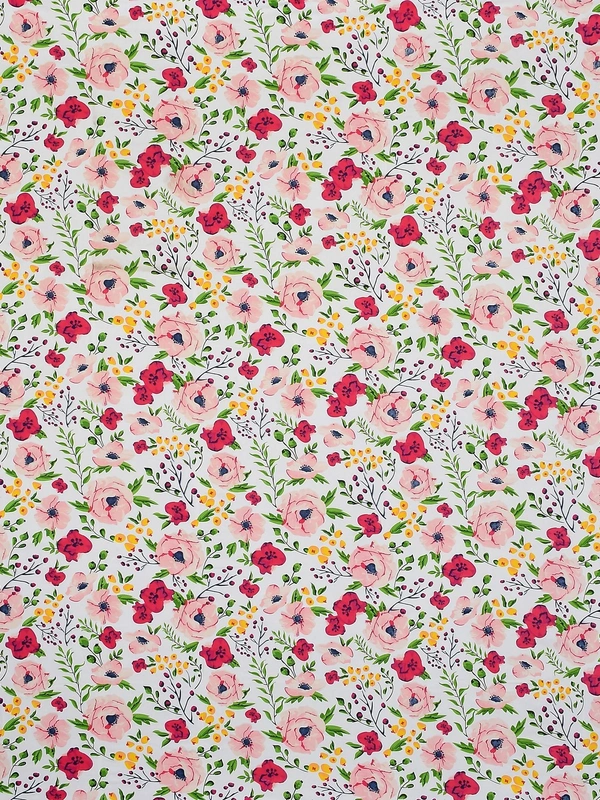 MORADO Premium Glace Cotton Double Bedsheet with 2 King Size Pillow Covers (90x100 Inches)