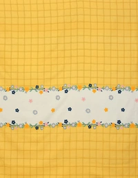 MORADO Premium Glace Cotton Elastic Fitted Single Bedsheet with 1 Pillow Cover (36x72x8 Inches)