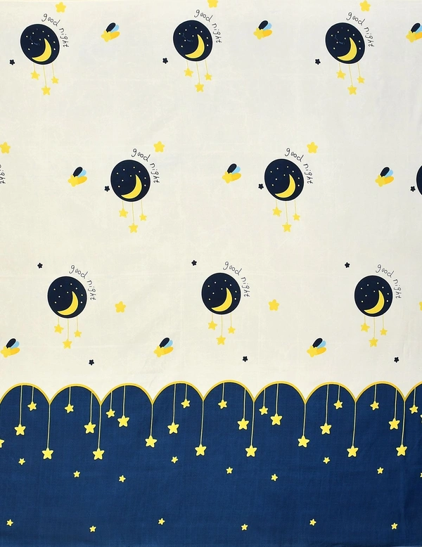 MORADO Premium Glace Cotton Elastic Fitted Single Bedsheet with 1 Pillow Cover (36x72x8 Inches)