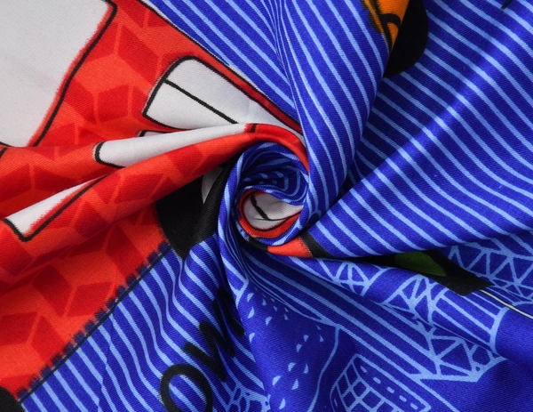 MORADO Premium Glace Cotton Elastic Fitted Single Bedsheet with 1 Pillow Cover (36x72x8 Inches)