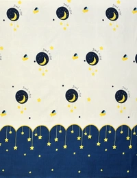 MORADO Premium Glace Cotton Single Bedsheet with 1 King Size Pillow Cover (60x90 Inches)