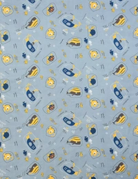 MORADO Premium Glace Cotton Elastic Fitted Single Bedsheet with 1 Pillow Cover (36x72x8 Inches)