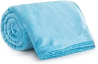 MORADO 190 GSM Flannel Super Soft Warm Single Blanket for Winters - 60x90 Inches, Aqua - Aqua