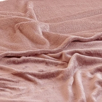 MORADO 190 GSM Flannel Super Soft Warm Double Blanket for Winters - 90x90 Inches, Mocha - 90x90 Inches, Mocha