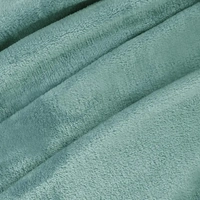 MORADO 190 GSM Flannel Super Soft Warm Double Blanket for Winters - 90x90 Inches, Sea Green - 90x90 Inches, Sea Green