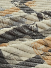 MORADO 190 GSM Flannel Super Soft Warm Elastic Fitted Double Bed Bedsheet with 2 Pillow Covers for Winters - 72x78x8 Inches, Off White - 72x78x8 Inches, Off White