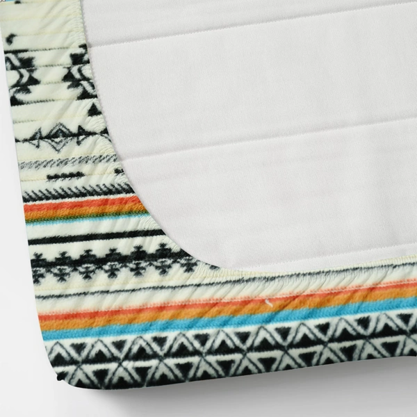 MORADO 190 GSM Flannel Super Soft Warm Elastic Fitted Double Bed Bedsheet with 2 Pillow Covers for Winters - 72x78x8 Inches, Sea Green - 72x78x8 Inches, Sea Green