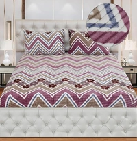 MORADO 190 GSM Flannel Super Soft Warm Elastic Fitted Single Bed Bedsheet with 1 Pillow Covers for Winters - 36x72x8 Inches, White - 36x72x8 Inches, White