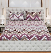 MORADO 190 GSM Flannel Super Soft Warm Elastic Fitted Double Bed Bedsheet with 2 Pillow Covers for Winters - 72x78x8 Inches, White - 72x78x8 Inches, White