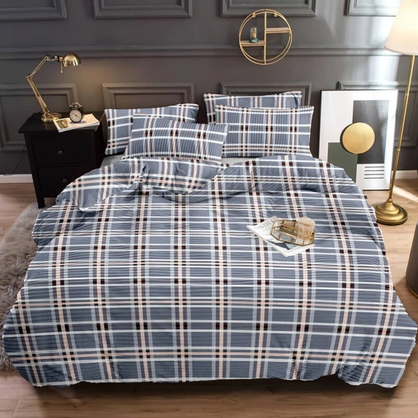 MORADO 190 GSM Flannel Super Soft Warm Elastic Fitted Single Bed Bedsheet with 1 Pillow Covers for Winters - 36x72x8 Inches, Bright Grey - 36x72x8 Inches, Bright Grey