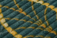 MORADO 190 GSM Flannel Super Soft Warm Elastic Fitted Double Bed Bedsheet with 2 Pillow Covers for Winters - 72x78x8 Inches, Teal - 72x78x8 Inches, Teal