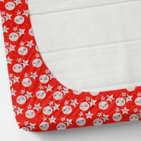 MORADO 190 GSM Flannel Super Soft Warm Elastic Fitted Single Bed Cartoon Print Bedsheet with 1 Pillow Covers for Winters - 36x72x8 Inches, Red - 36x72x8 Inches, Red