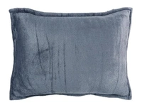 MORADO 190 GSM Flannel Super Soft Warm Elastic Fitted Single Bed Bedsheet with 1 Pillow Covers for Winters - 36x72x8 Inches, Cadet Grey - 36x72x8 Inches, Cadet Grey