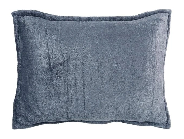 MORADO 190 GSM Flannel Super Soft Warm Single Bed Bedsheet with 1 Pillow Covers for Winters - 60x90 Inches, Cadet Grey - 60x90 Inches, Cadet Grey