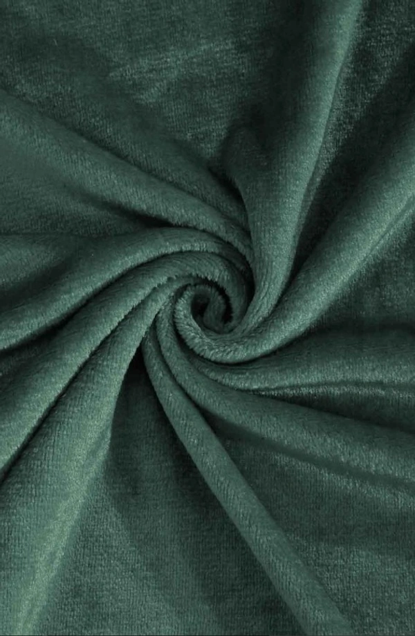 MORADO 190 GSM Flannel Super Soft Warm Single Bed Bedsheet with 1 Pillow Covers for Winters - 60x90 Inches, Olive Green - 60x90 Inches, Olive Green