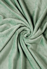 MORADO 190 GSM Flannel Super Soft Warm Single Bed Bedsheet with 1 Pillow Covers for Winters - 60x90 Inches, Sea Green - 60x90 Inches, Sea Green