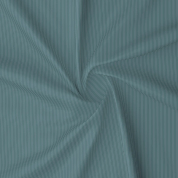 MORADO Glace Cotton Plain Stripe Single Duvet Cover 60x90 Inches | Soft, Breathable & Durable Cotton Duvet Cover for Single Bed(Smoke Grey)