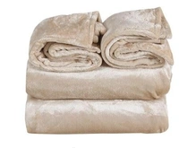 MORADO 190 GSM Flannel Super Soft Warm Double Bed Bedsheet with 2 Pillow Covers for Winters - 90x100 Inches, Camel - 90x100 Inches, Camel