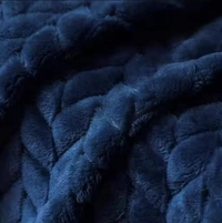 Morado MORADO 190 GSM Flannel Super Soft Warm Single Blanket for Winters - 60x90 Inches,Navy Blue - 60x90inches, Blue