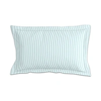 MORADO Premium Glace Cotton Stripe Single Flat Bedsheet With 1Pillow Cover for Home-Hotels-Guest House (60x90 Inches) - LightGrey