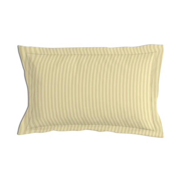 MORADO Premium Glace Cotton Stripe Single Fitted Bedsheet With 1 Pillow Covers for Home-Hotels-Guest House (36x72x8 Inches)