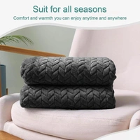 Morado MORADO 190 GSM Flannel Super Soft Warm Double Blanket for Winters - 90x90 Inches, Dark Grey