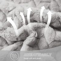 Morado MORADO 190 GSM Flannel Super Soft Warm Double Blanket for Winters - 90x90 Inches, Light Grey - 90x90, Green