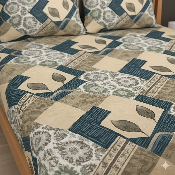 Morado MORADO 190 GSM Flannel Super Soft Warm Double Blanket for Winters - 90x90 Inches, Blue Green - 90x90 Inches, Killarney