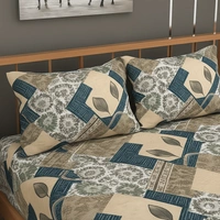 Morado MORADO 190 GSM Flannel Super Soft Warm Double Blanket for Winters - 90x90 Inches, Blue Green - 90x90 Inches, Killarney