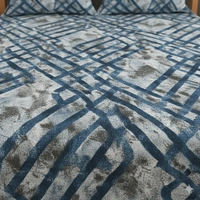 Morado MORADO 190 GSM Flannel Super Soft Warm Double Blanket for Winters - 90x90 Inches, Blue Grey - 90x90 Inches, Blue