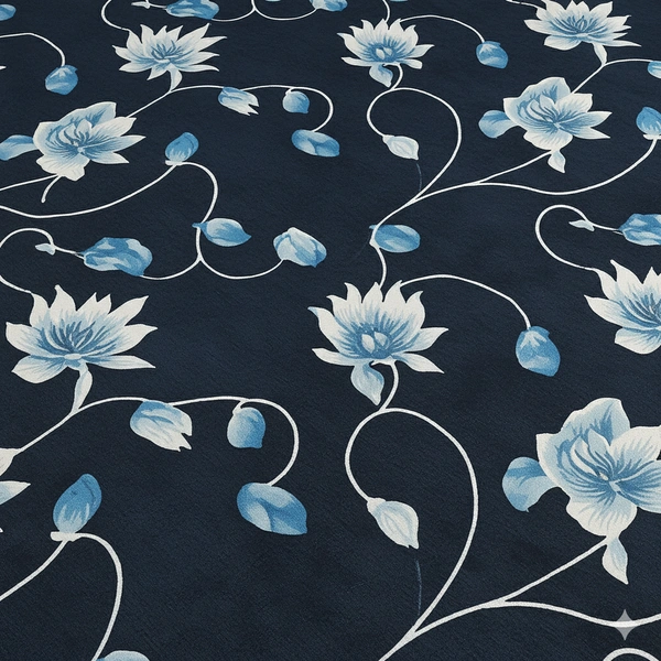 Morado MORADO 190 GSM Flannel Super Soft Warm Double Blanket for Winters - 90x90 Inches, Blue  - 90x90 Inches, Dark Blue