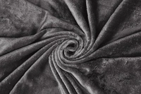 MORADO 190 GSM Flannel Super Soft Warm Double Bed Quilt Cover/Duvet Cover/Rajai Cover/Blanket Cover for Winters with Zipper -90x100 Inches, Cadet Grey - 90x100 Inches, Cadet Grey