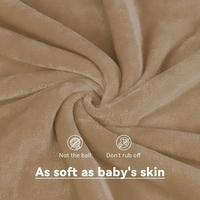 MORADO 190 GSM Flannel Super Soft Warm Single Bed Quilt Cover/Duvet Cover/Rajai Cover/Blanket Cover for Winters with Zipper - 60x90 Inches, Camel - 60x90 Inches, camel