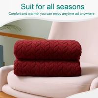 Morado MORADO 230 GSM Flannel Super Soft Warm Double Blanket for Winters - 90x90 Inches, Wine - Wine