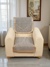 MORADO 5 Seater Sofa Cover Sofa Panel Premium Quality, Chenille for Ultimate Protection and Style Durable, 3+1+1 Settee Slipcover in LIght Grey - Gray