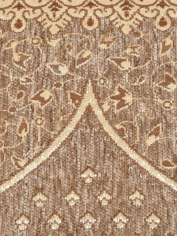 MORADO 5 Seater Sofa Cover Sofa Panel Premium Quality, Chenille for Ultimate Protection and Style Durable, 3+1+1 Settee Slipcover in Golden, - Golden