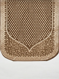 MORADO 5 Seater Sofa Cover Sofa Panel Premium Quality, Chenille for Ultimate Protection and Style Durable, 3+1+1 Settee Slipcover in Maroon & Beige, - brown