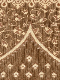 MORADO 5 Seater Sofa Cover Sofa Panel Premium Quality, Chenille for Ultimate Protection and Style Durable, 3+1+1 Settee Slipcover in Maroon & Beige, - brown