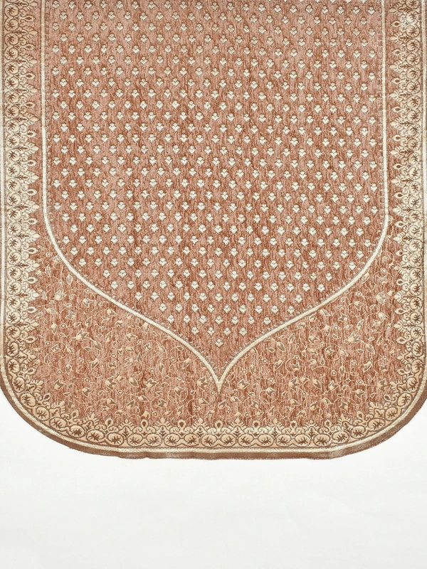 MORADO 5 Seater Sofa Cover Sofa Panel Premium Quality, Chenille for Ultimate Protection and Style Durable, 3+1+1 Settee Slipcover in Peach. - Peach