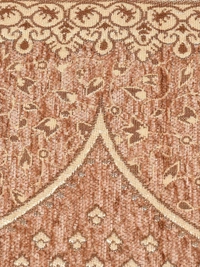 MORADO 5 Seater Sofa Cover Sofa Panel Premium Quality, Chenille for Ultimate Protection and Style Durable, 3+1+1 Settee Slipcover in Peach. - Peach