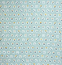 MORADO Glace Cotton King Size Bedsheet with 2 Pillow Covers with Frill (108x108, Inches) - 108x108 Inches, Light Blue