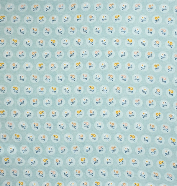 MORADO Glace Cotton King Size Bedsheet with 2 Pillow Covers with Frill (108x108, Inches) - 108x108 Inches, Light Blue