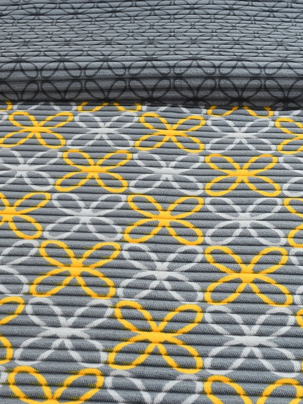 MORADO 190 GSM Flannel Super Soft Warm Double Bed Quilt Cover/Duvet Cover/Rajai Cover/Blanket Cover for Winters with Zipper -90x100 Inches, Grey - 90x100 Inches, Gray