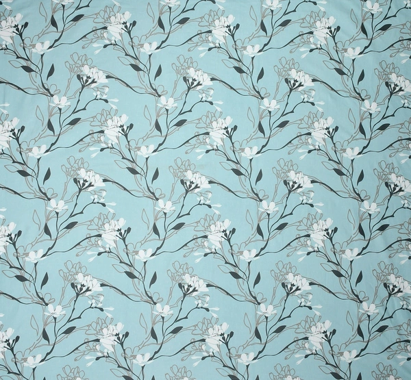 MORADO Premium Glace Cotton King Size Elastic Fitted Bedsheet with 2 Pillow Covers (72x78x8 Inches, Sky Blue) - 72x78x10 Inches, Sky Blue