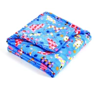 MORADO 190 GSM Flannel Super Soft Warm Single Blanket for Winters - 60x90 Inches, Blue - 60x90 Inches, Blue