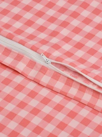 MORADO Glace Cotton Single Duvet Cover/Rajai Cover/Blanket Cover with Zipper (60x90 Inches) - 60x90 Inches, Pink