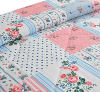 MORADO Glace Cotton Printed Reversible 150 GSM AC Comforter/Quilt/Blanket for Double Bed (90x100 Inches) Pink - 90x100 Inches, Pink