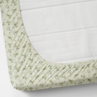 MORADO Premium Glace Cotton King Size Elastic Fitted Bedsheet with 2 Pillow Covers (72x78x8 Inches, Cream) - 72x78x10 Inches, Cream